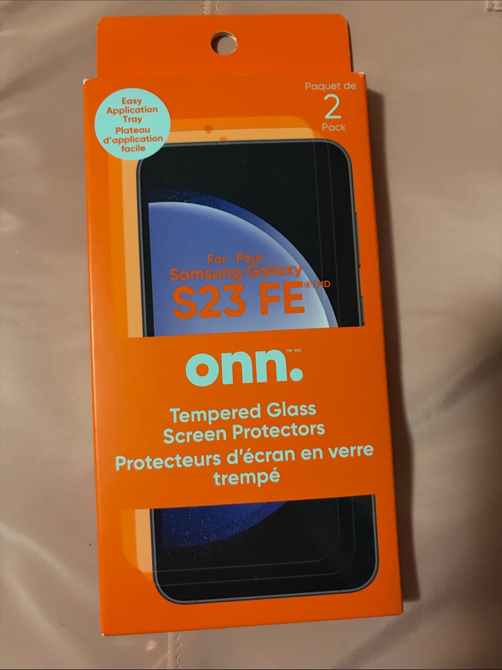 Onn Tempered Glass Screen Protectors for Samsung Galaxy S23 FE - 1 Pack